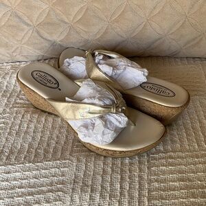 Callisto rhinestone Golf sandals 8 worn once